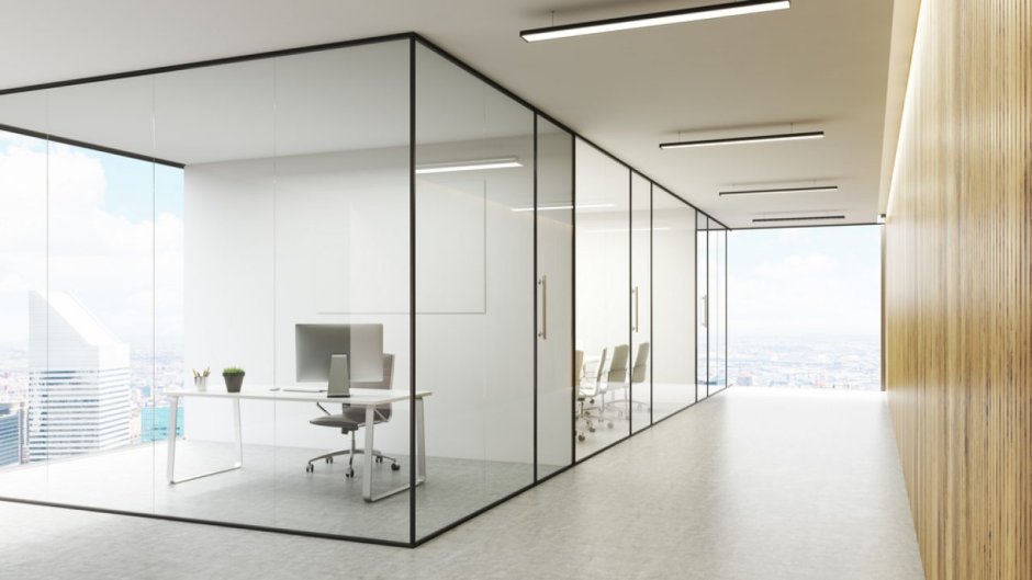 Стеклянные перегородки