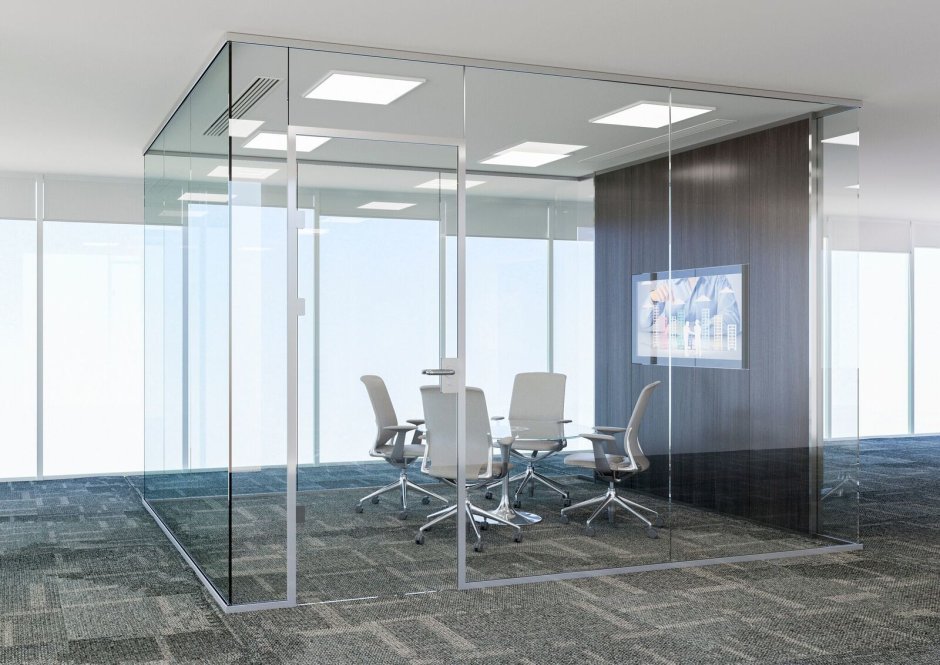 Светопрозрачные перегородки для офиса
