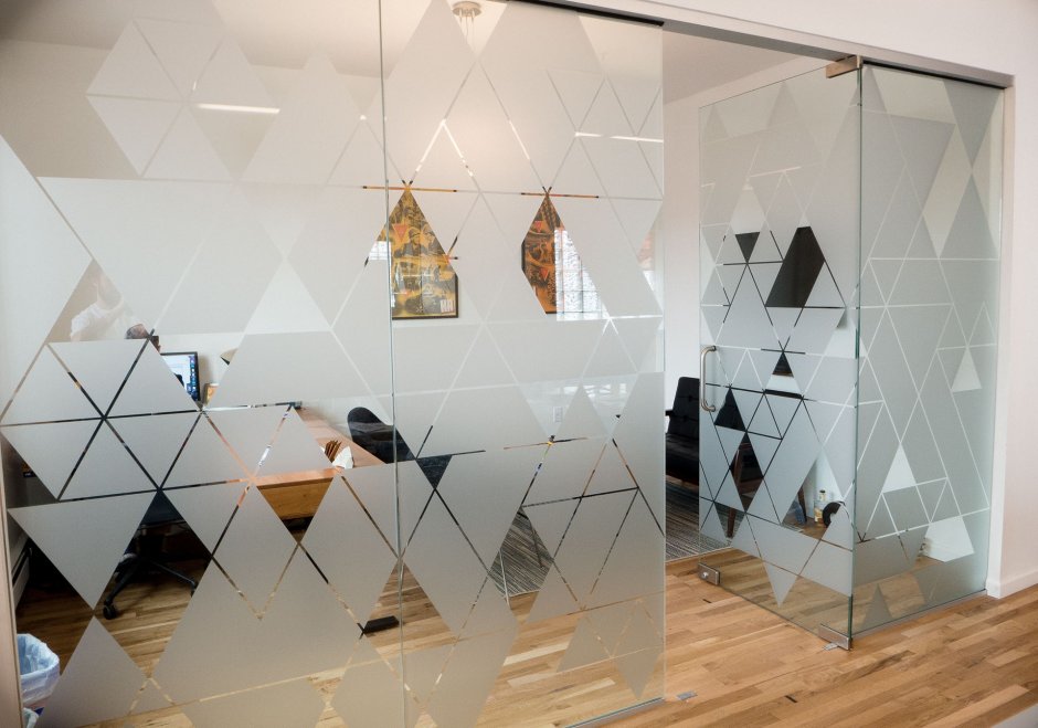 Стекло перегородки соты