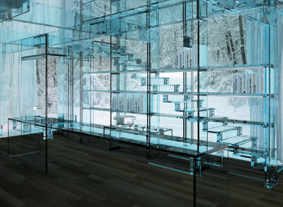 Стеклянный дом от Карло Сантамброджио