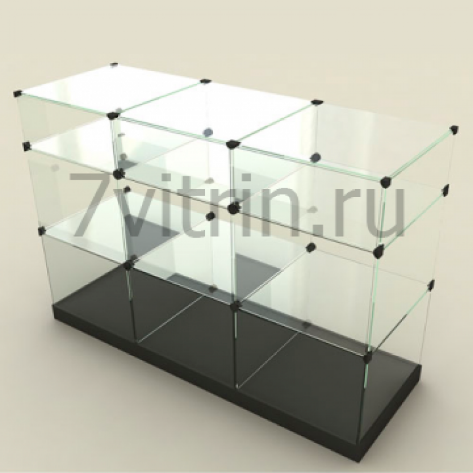 Стеклянный стеллаж