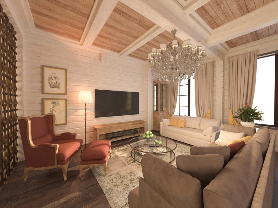 Вагонка в интерьере