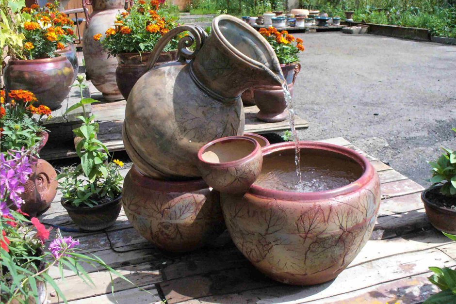 Флористические композиции в чайнике