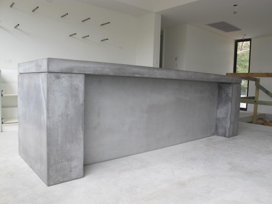 Барная стойка из газобетонных блоков