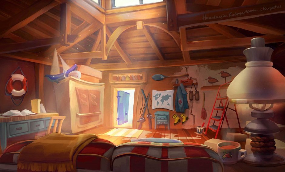 Сказочная изба внутри