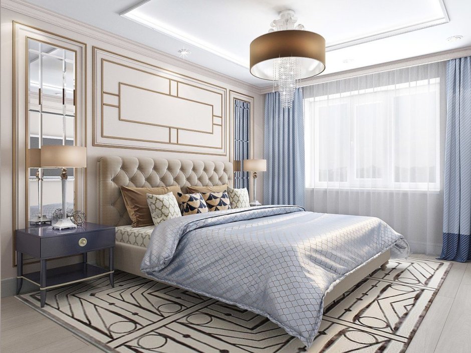 Спальня Неоклассика арт деко