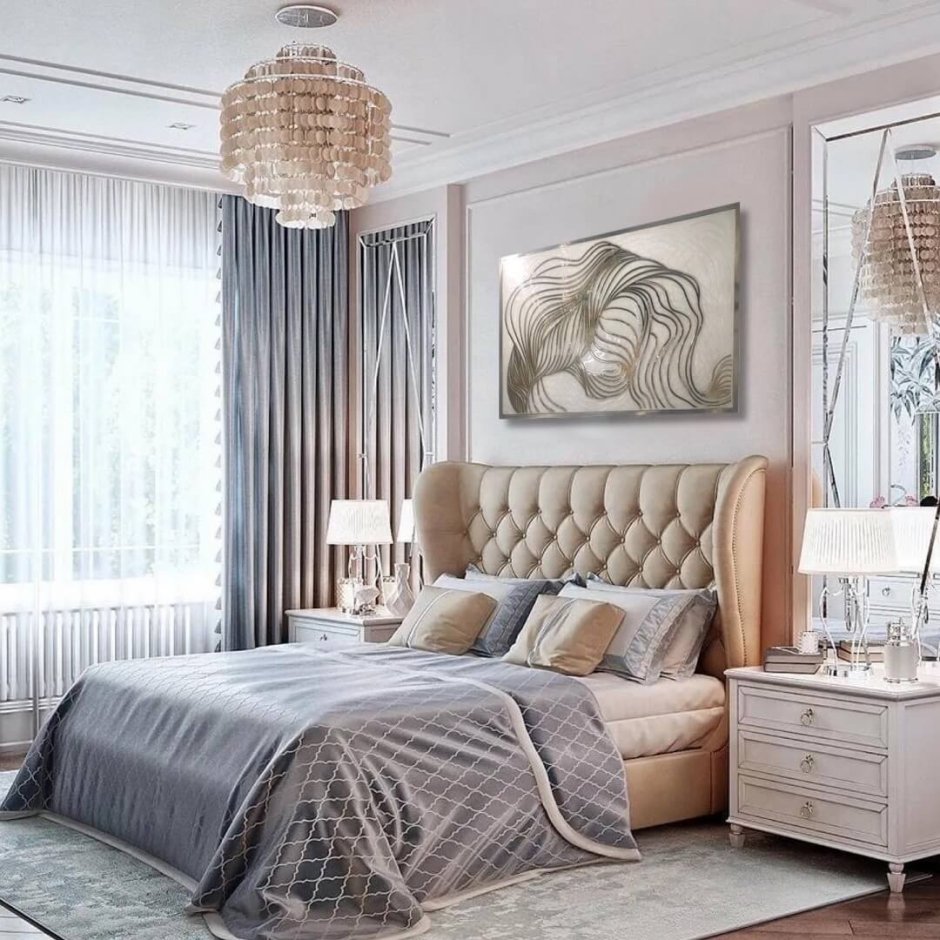 Спальня в стиле арт деко