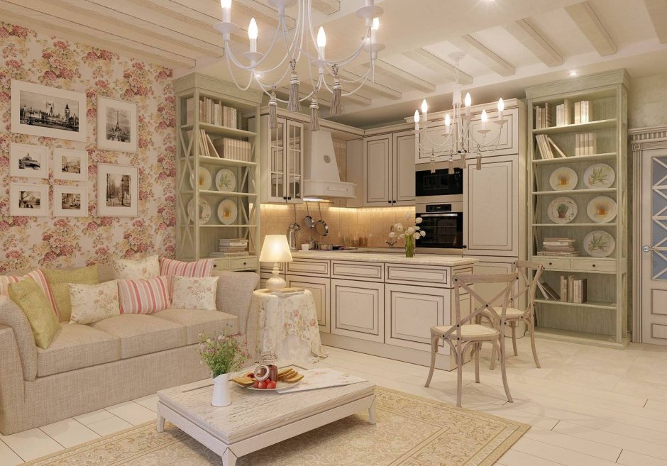 Кухня Прованс хрущевка