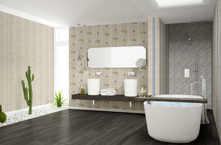 Панель ПВХ unique Яблоневый цвет розовый