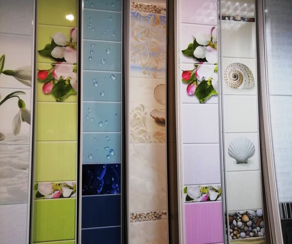 Панель ПВХ unique Яблоневый цвет розовый