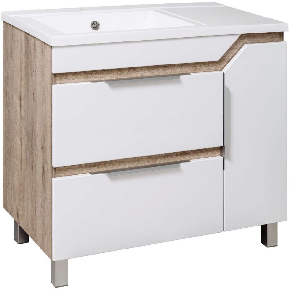 Тумба с раковиной Runo Родос 85 l