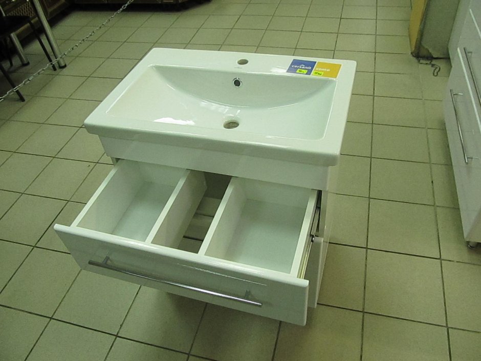 Тумба под раковину Aquaton Беверли 100 1a236701bv010 белый