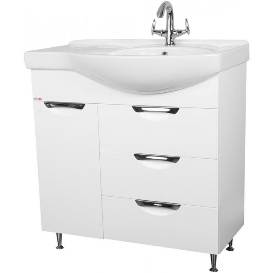 Раковина с тумбочкой в туалет