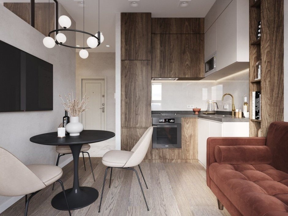 Кухня гостинная 18кв м пик