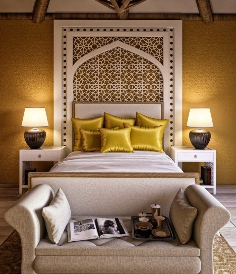 Интерьеры в Восточном арабском марокканском стиле