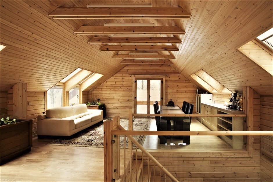 Двускатная мансарда