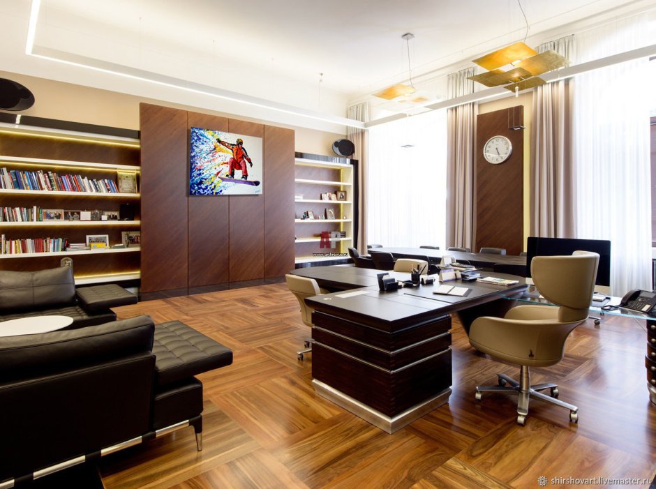 Стильный интерьер кабинета