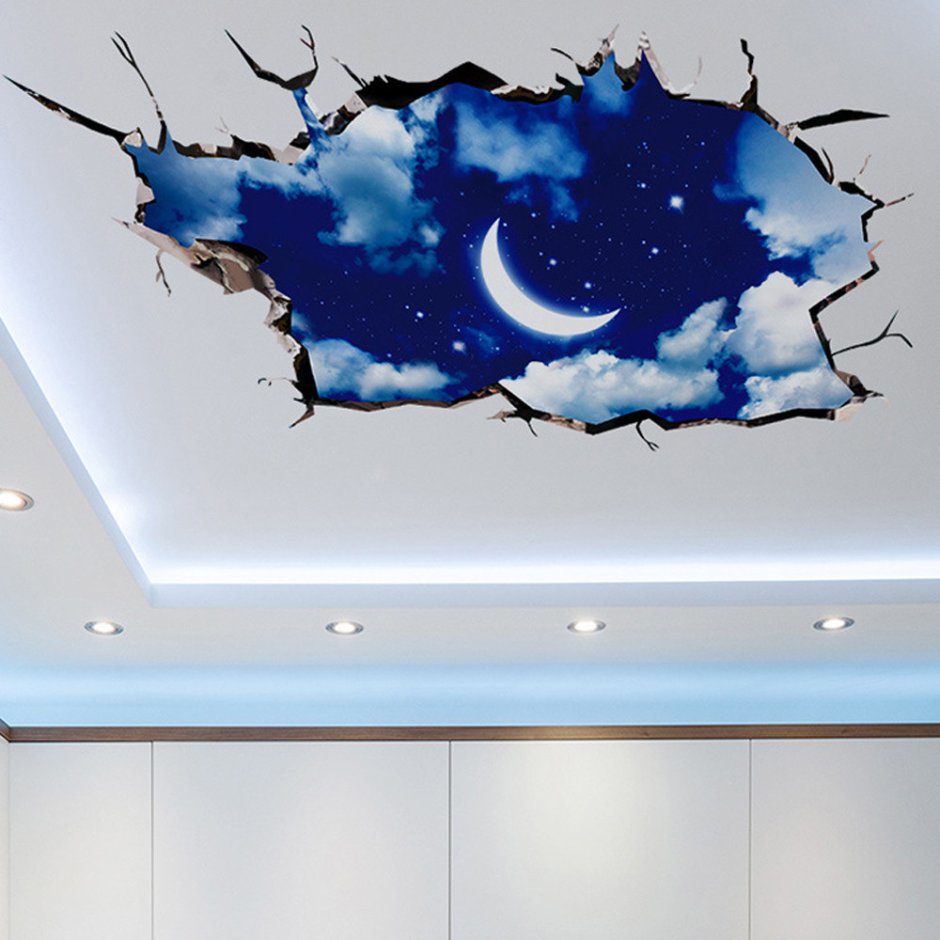 Разрисованный потолок