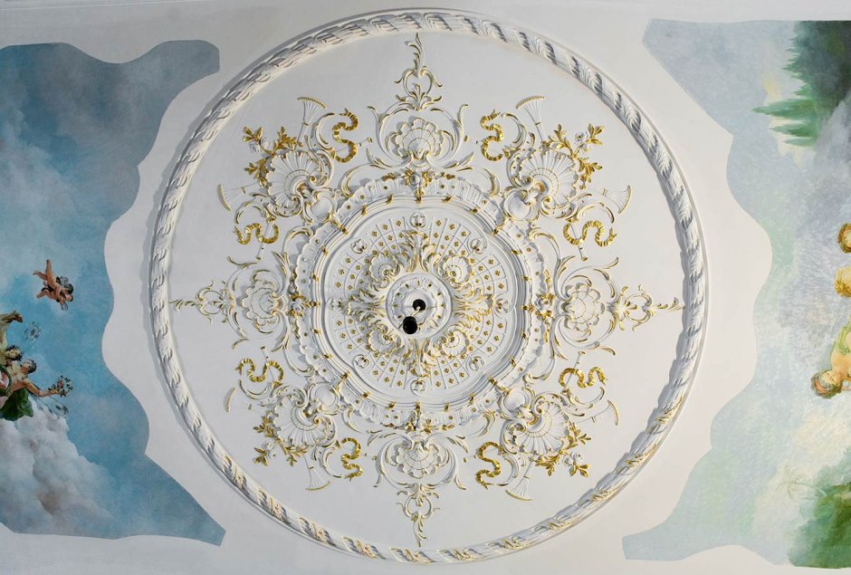 Орнаментальная роспись потолка