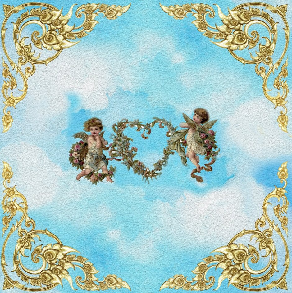 Натяжные потолки с ангелами