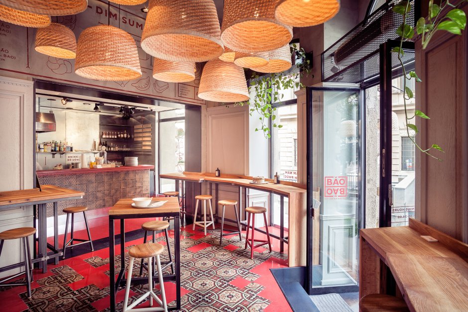 Кафе в азиатском стиле