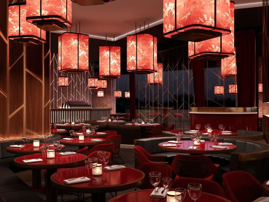 Китайский ресторан интерьер