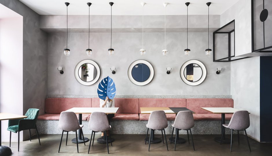 Акценты в интерьере кафе