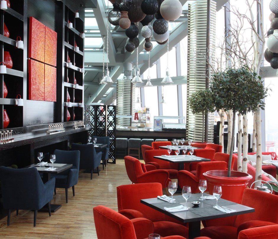 Интерьер ресторана в стиле Фьюжн