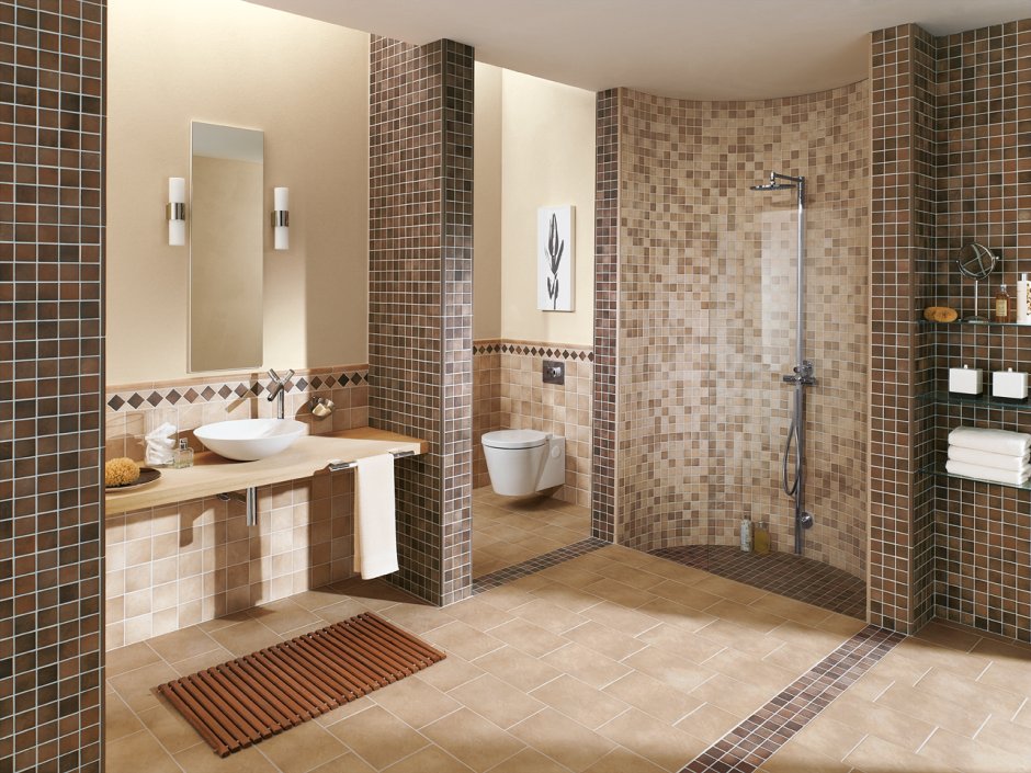 Сочетание плитки