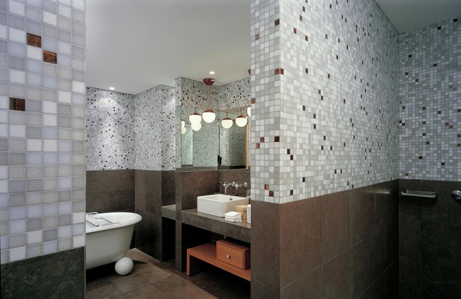 Мозаика Астория в дизайне ванной комнаты