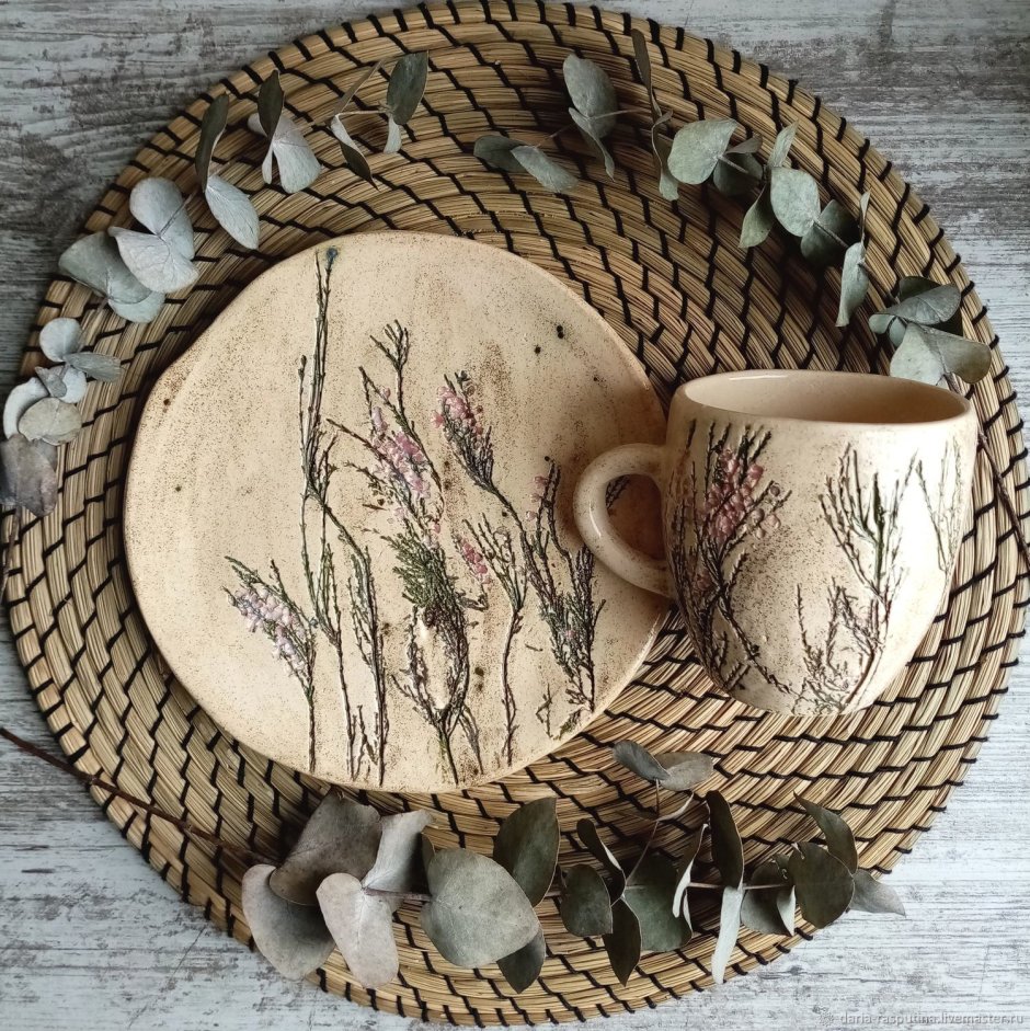 Авторская керамика тарелки