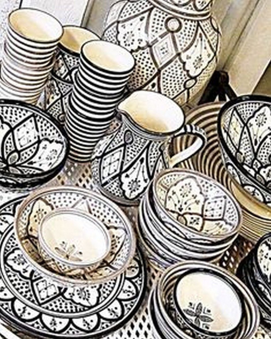 Посуда в марокканском стиле