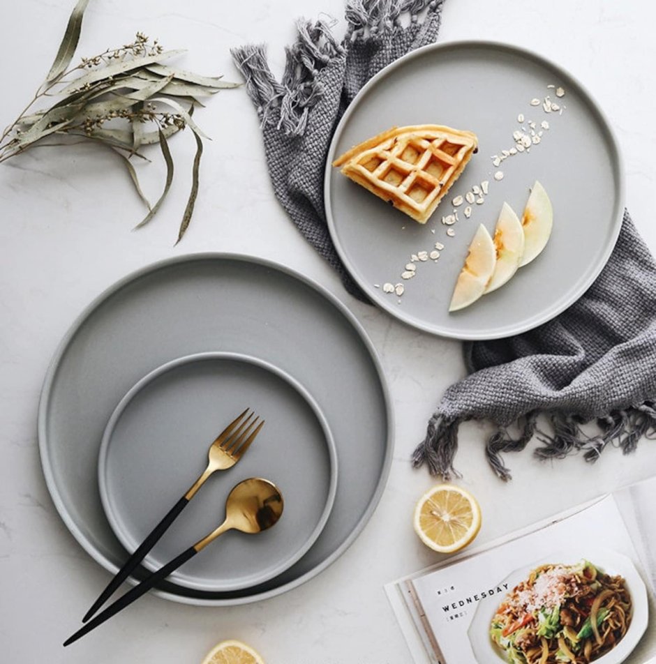 Тарелки в скандинавском стиле