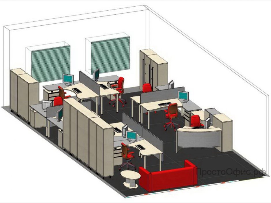 Планировка офиса
