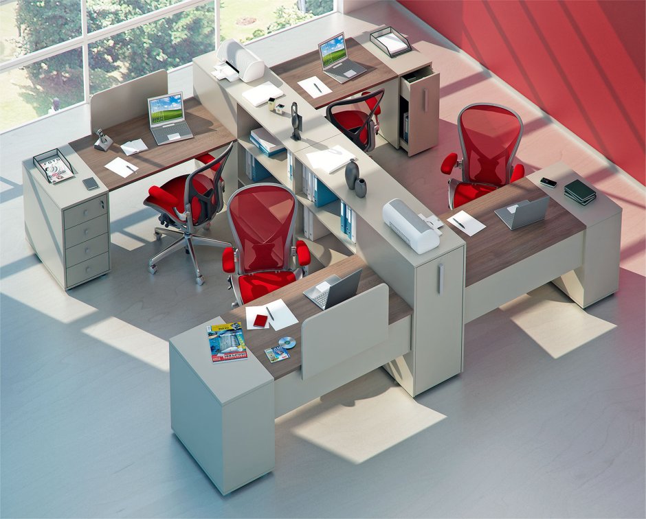 Офисная мебель для опенспейс