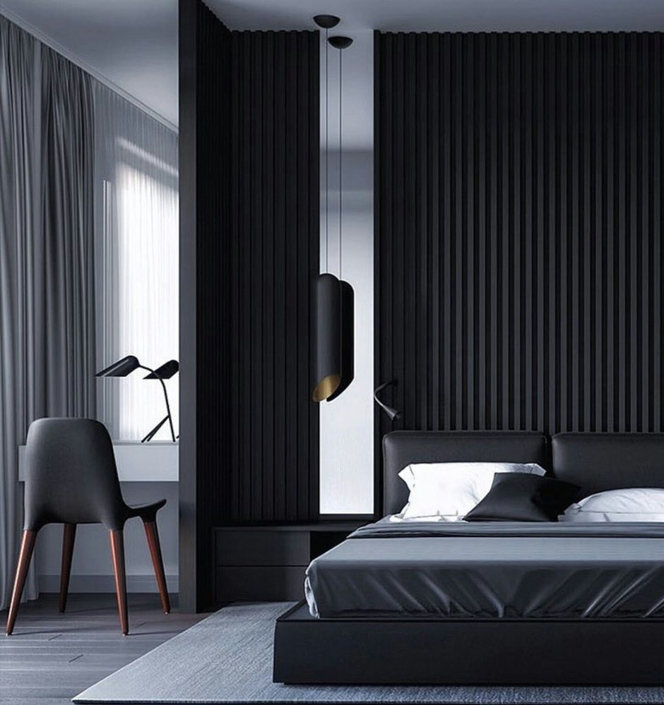 Черная спальня