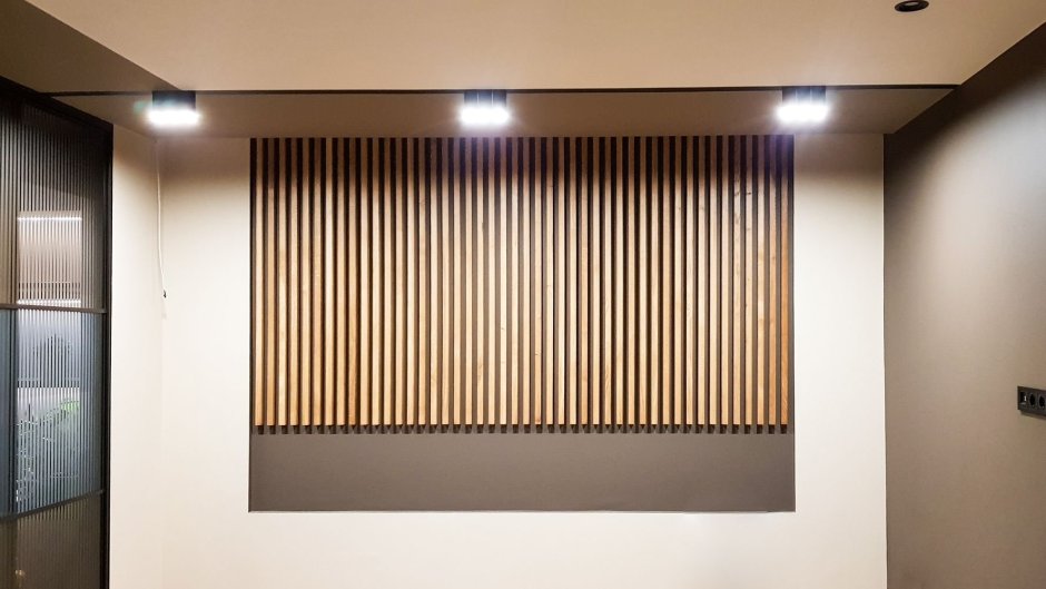 Декоративные рейки на стену с подсветкой