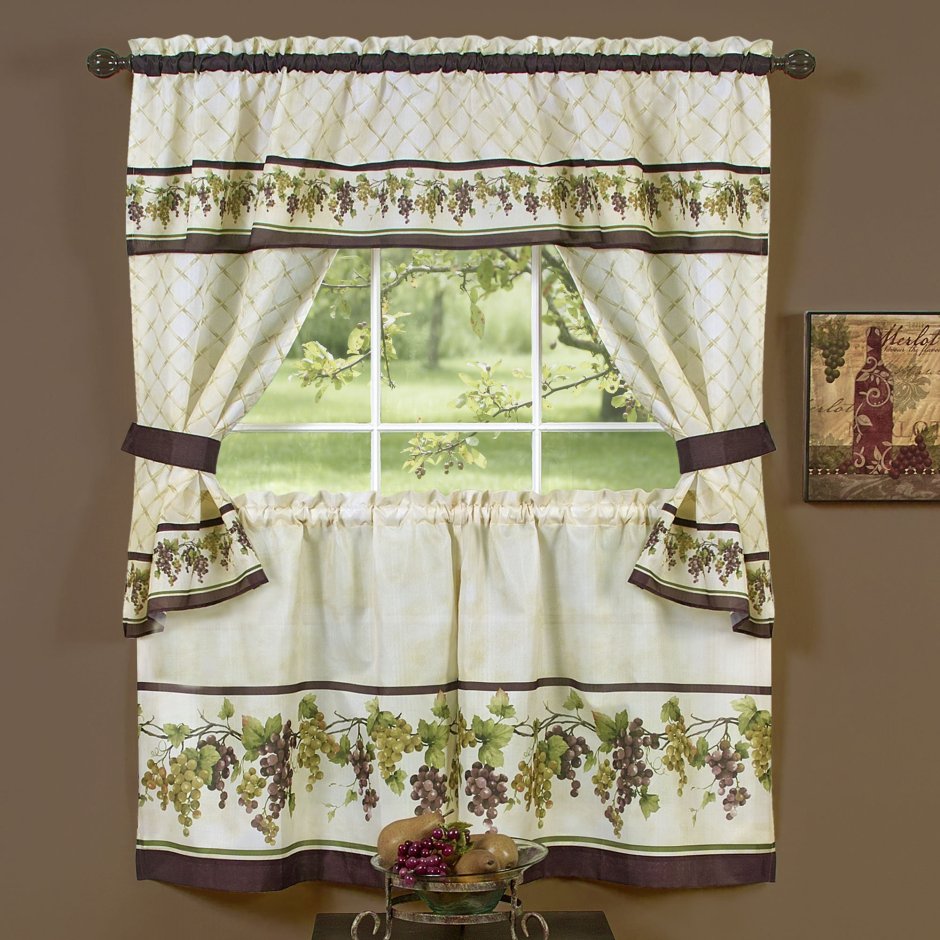 Занавески в деревенском стиле