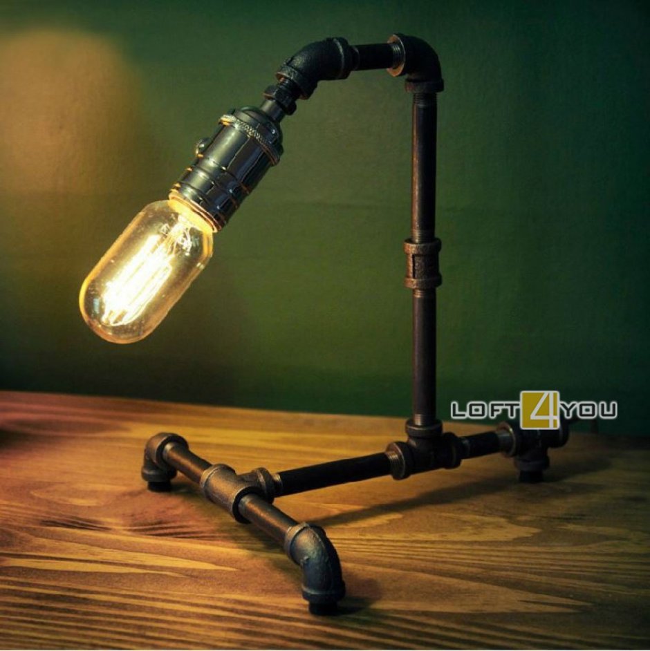 Настольная лампа Эдисона лофт