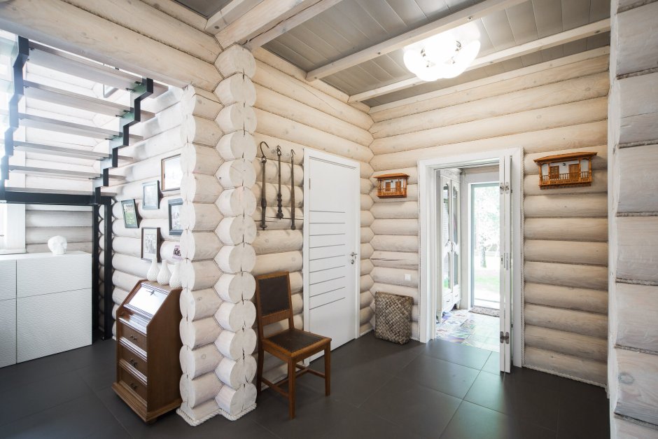 Дом Лапландия из оцилиндрованного бревна