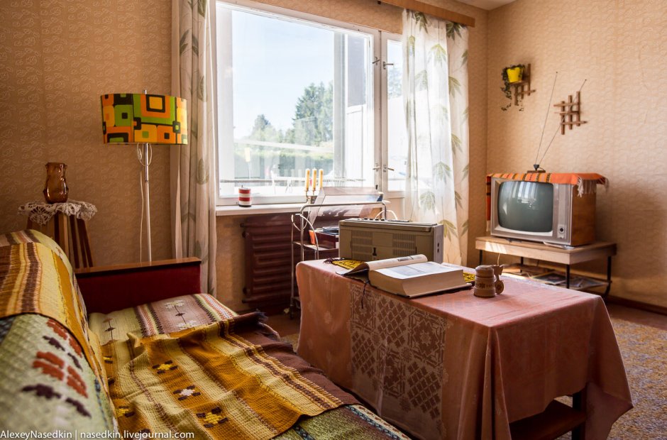 Студия в стиле советской квартиры