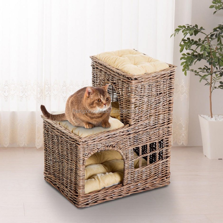 Многоэтажный домик для кошки