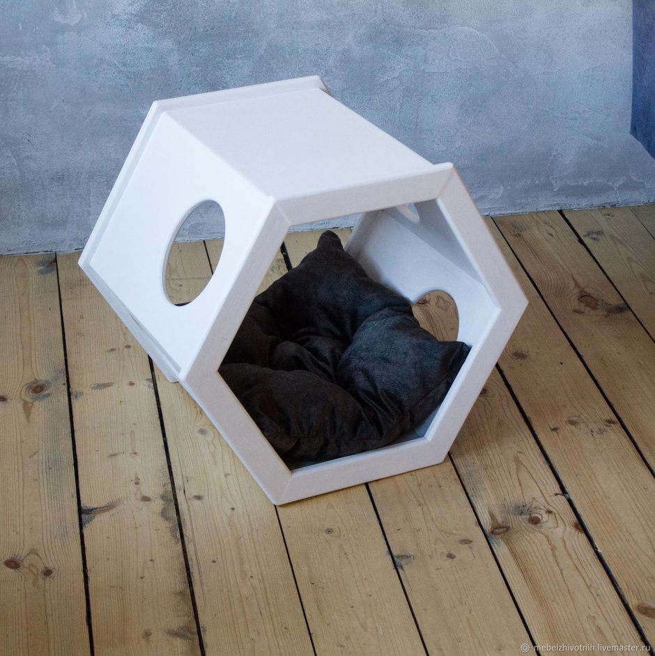 Плетеные домики для котов