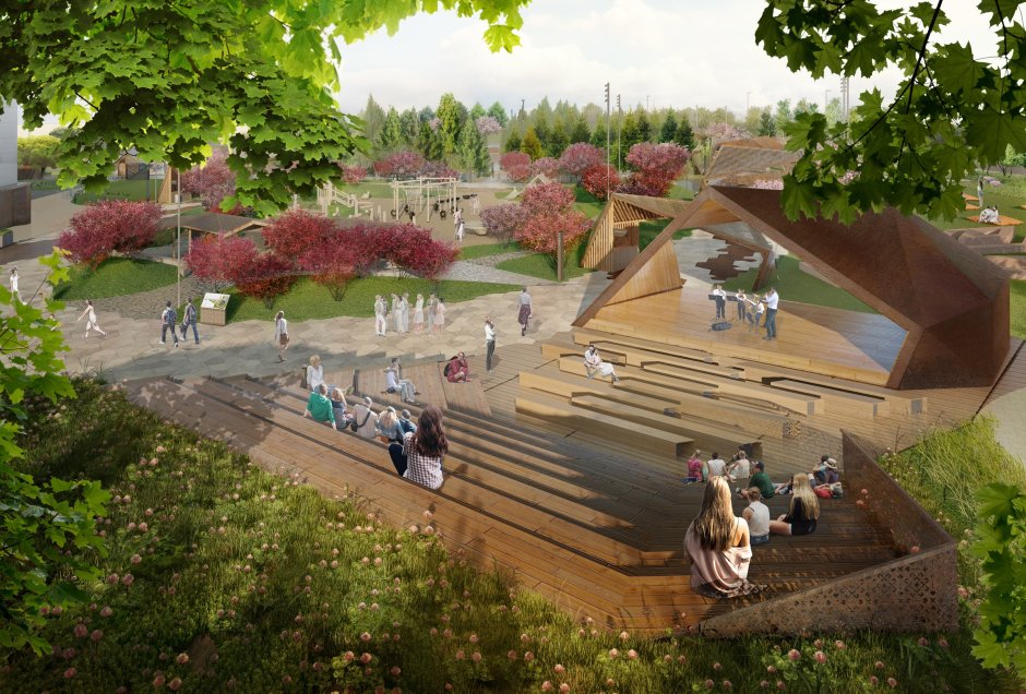 Урбанистика парк амфитеатр