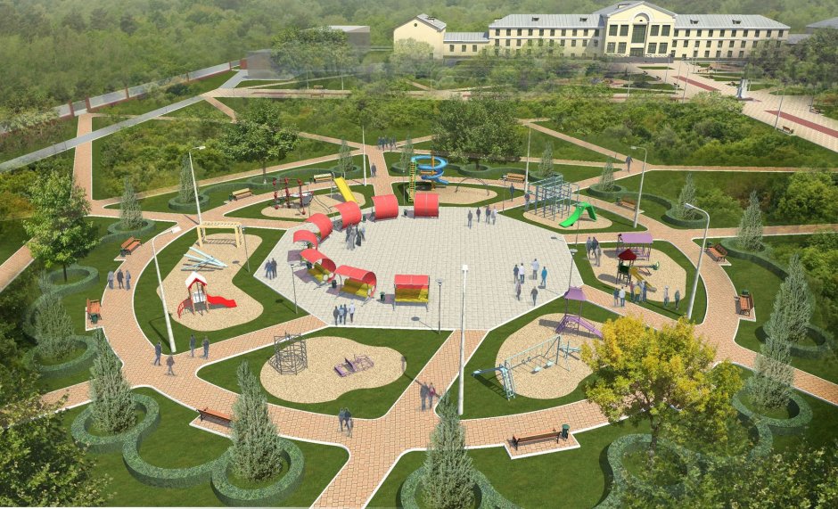 Парк Гагарина Волгоград