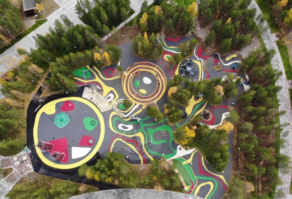 Детский парк Ноябрьск 2020