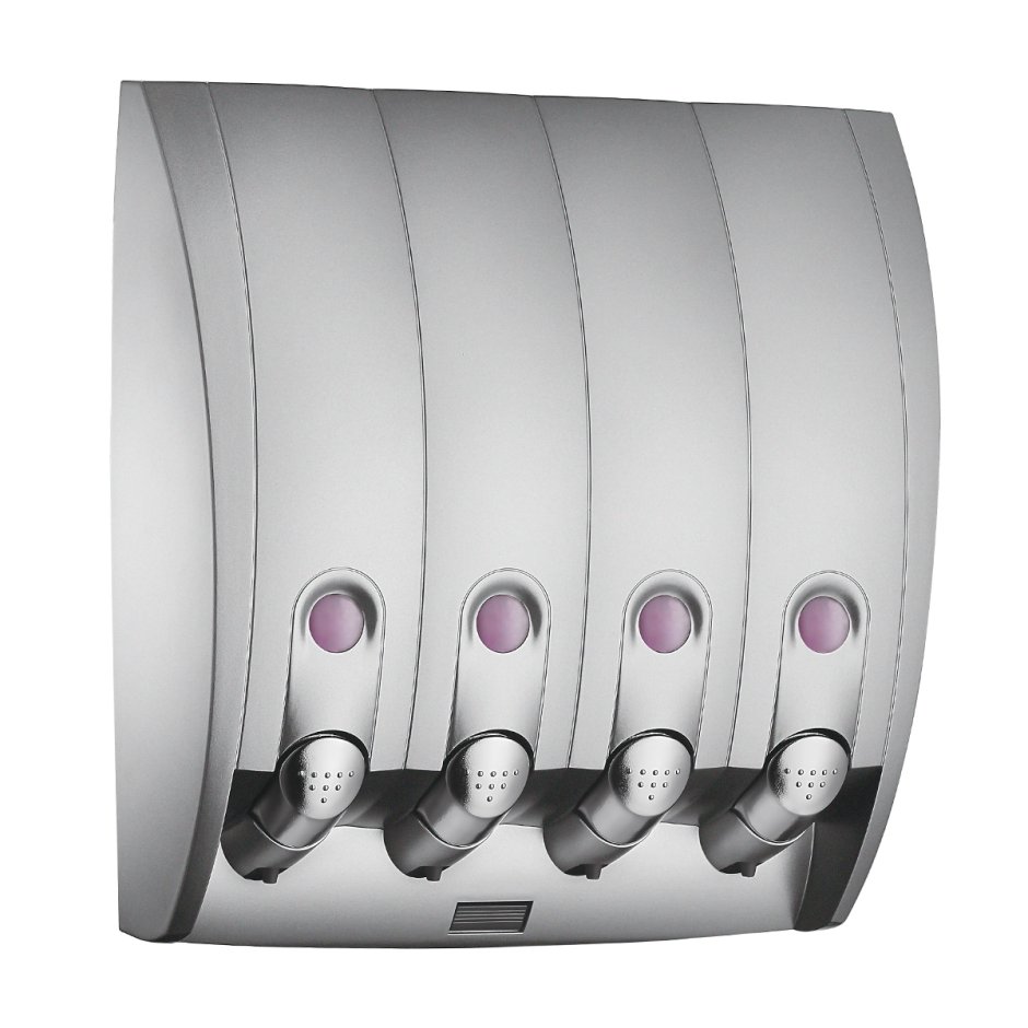 Настенный дозатор для шампуня и геля для душа