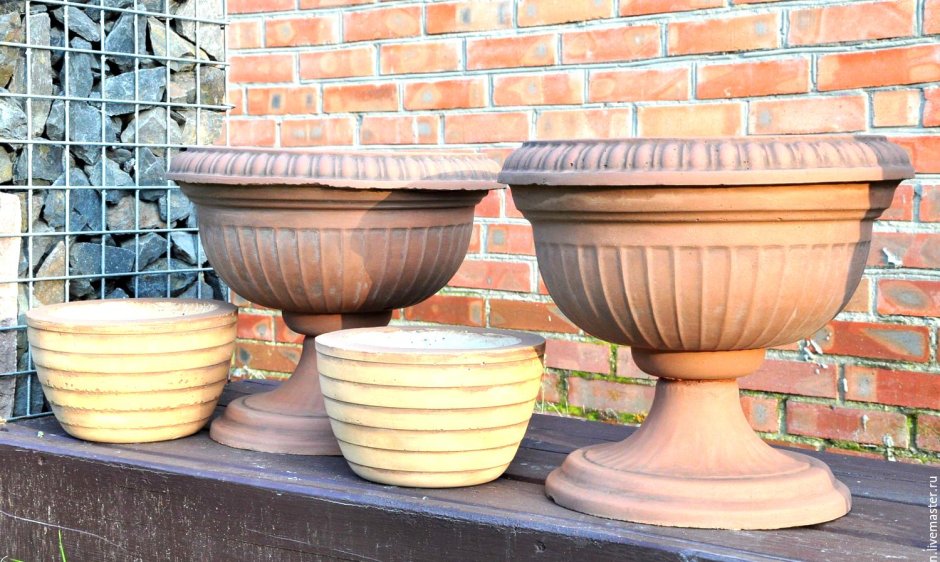 Вазон бетонный Люксембург 75