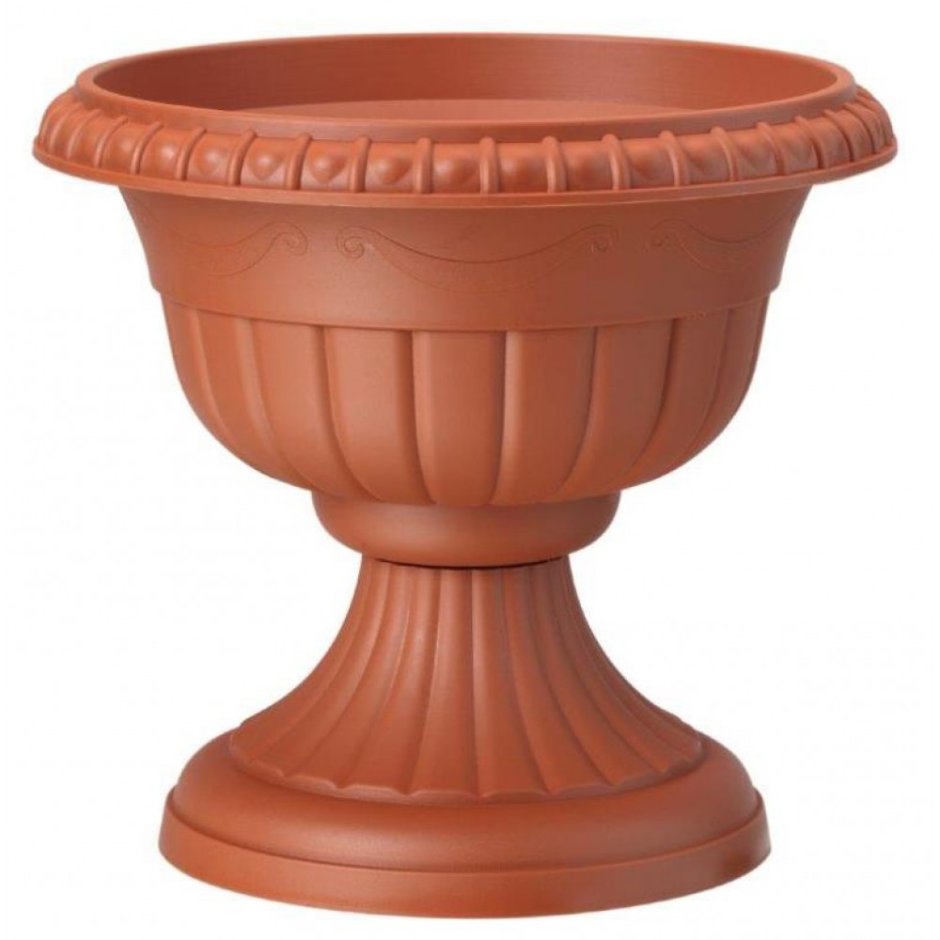 Вазон уличный пластиковый d 455мм терракотовый gpn2 Prosperplast