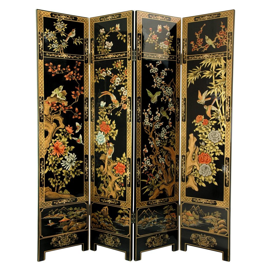 Ширмы Шинуазри 19 века